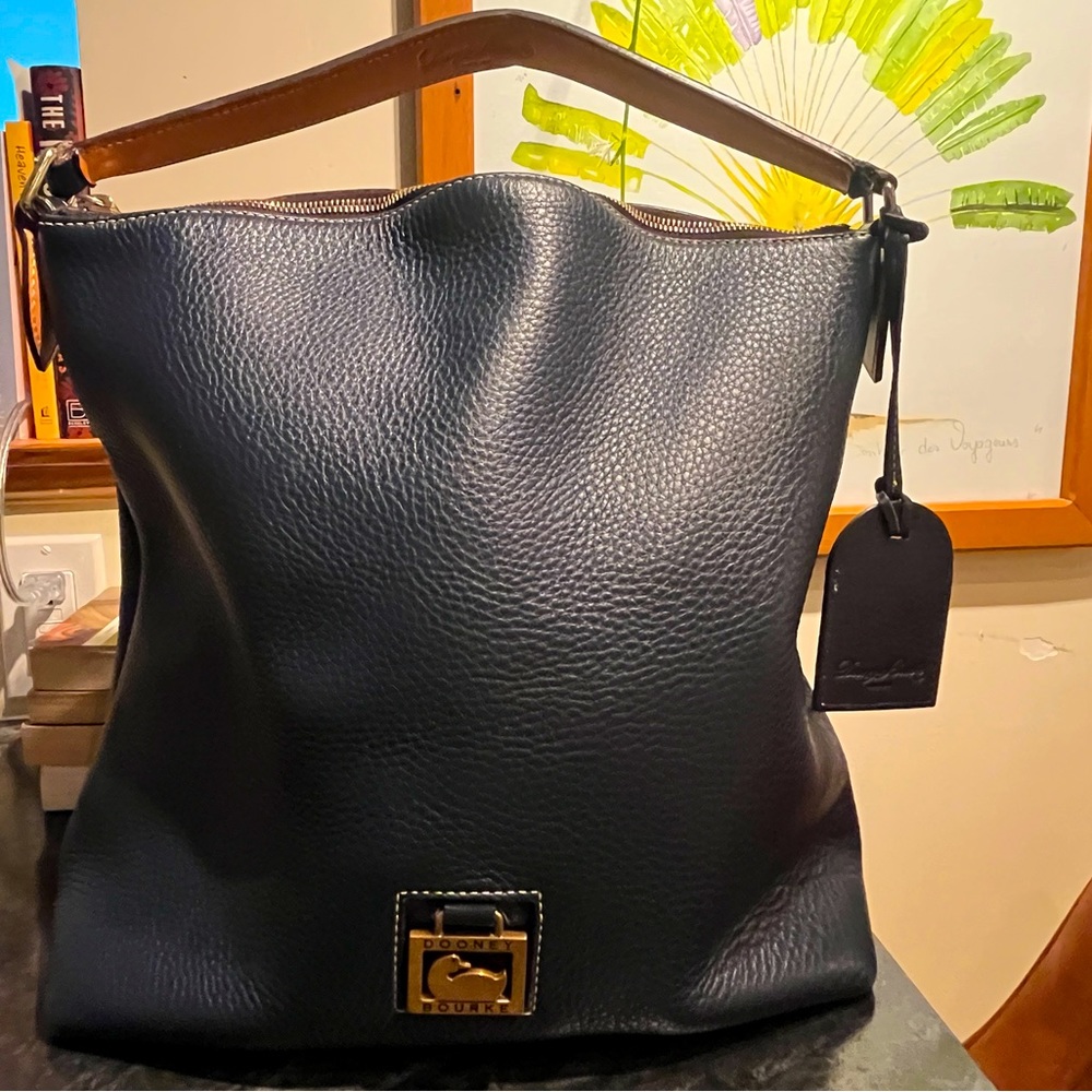 Navy Dooney & Bourke Shoulder Bag Tote